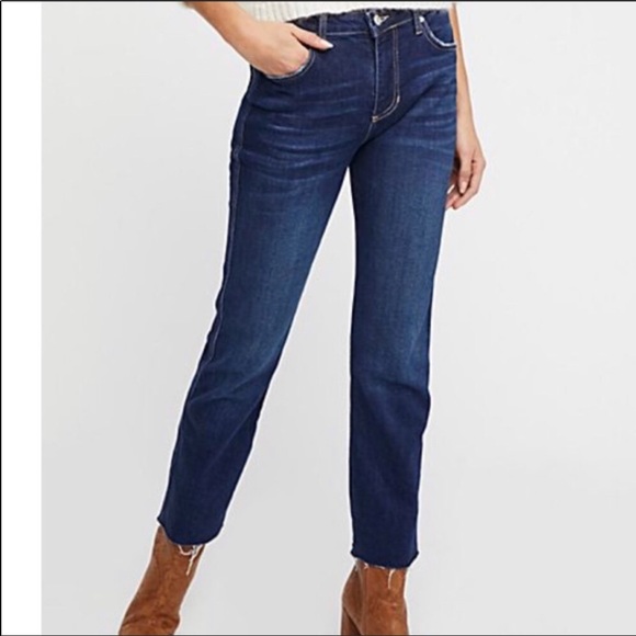 Free People Denim Size 28 Blue Straight jeans - Picture 1 of 8